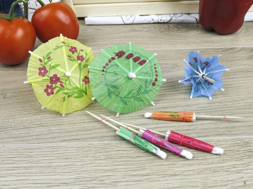 Parasolki do lodów, drinków 15szt FACKELMANN 58616