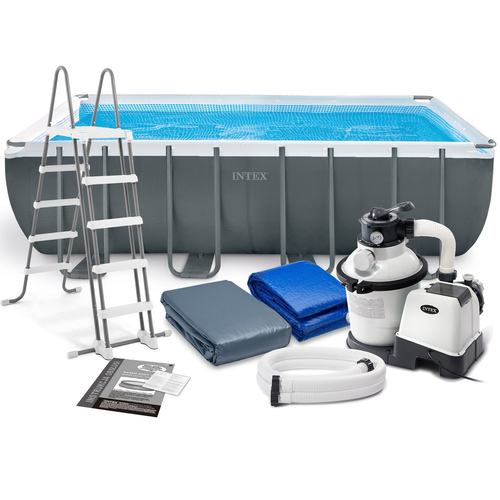 Basen ogrodowy stelażowy ULTRA XTR 549x274x132 cm z pompą filtrującą INTEX 26356 NP