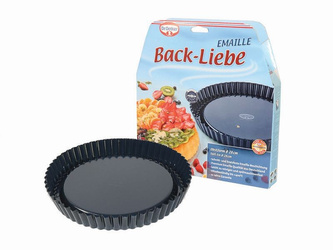 Forma blacha do pieczenia ciast tarty babki, Ø28 cm, emaliowana Dr. Oetker