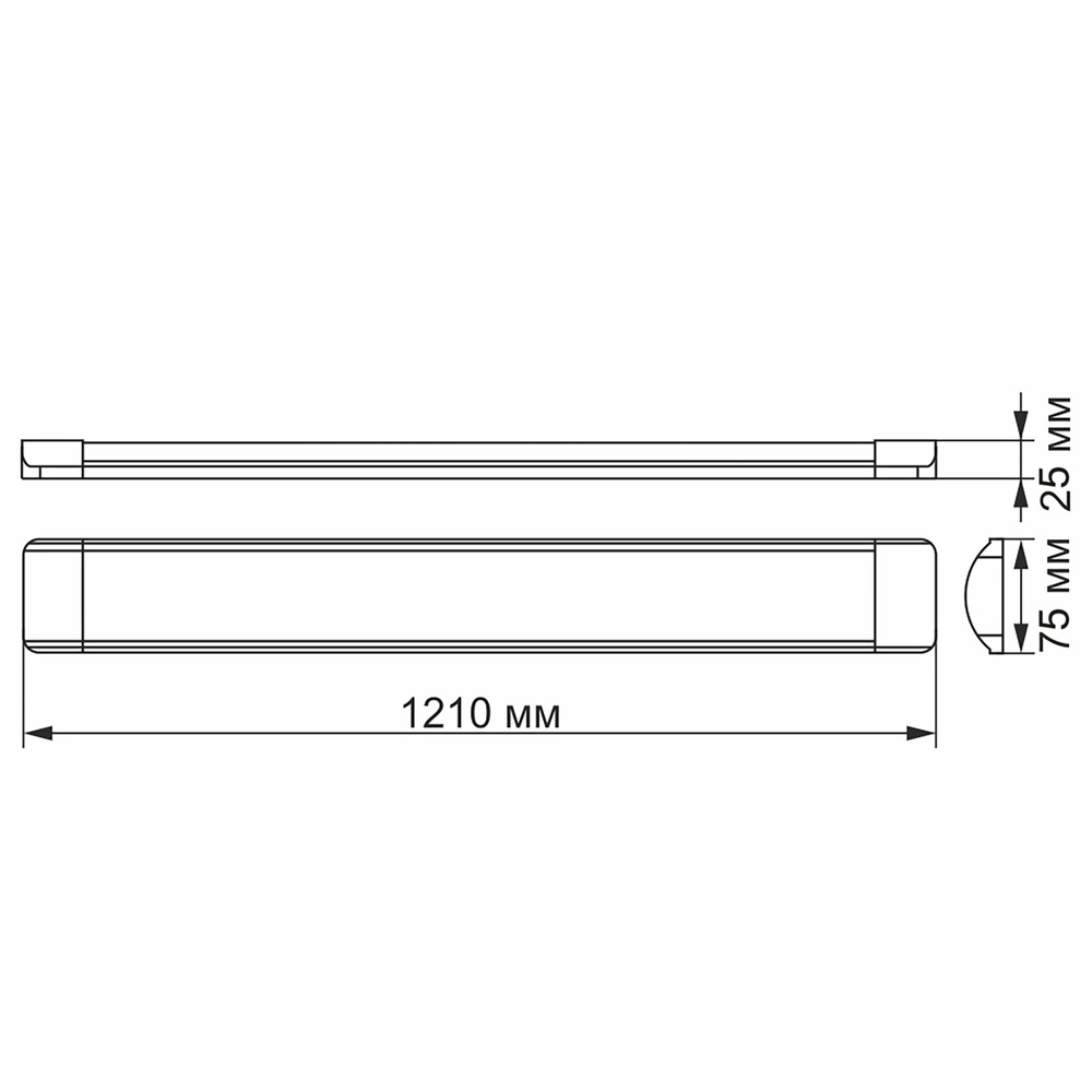 Oświetlenie listwowe LED VIDEX-BATTEN-LED-36W-NW
