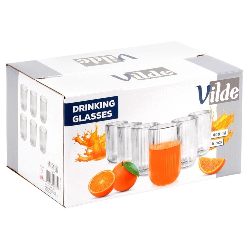 Szklanki 400 ml 6 szt.