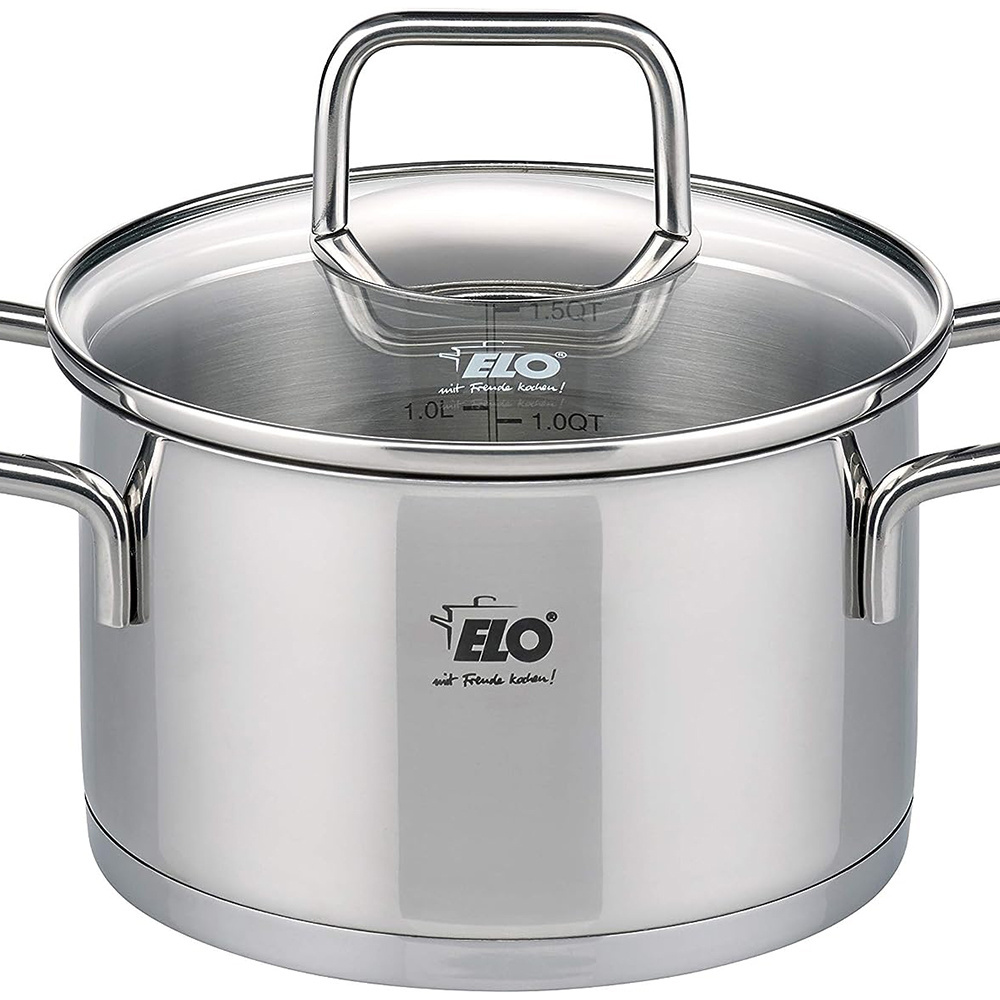 ELO Garnek z pokrywką do gotowania 20 cm 3,4 L 