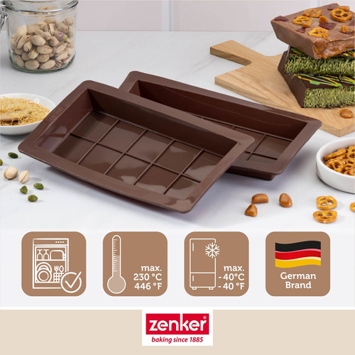 Forma do czekolady silikonowa, 2 sztuki Zenker
