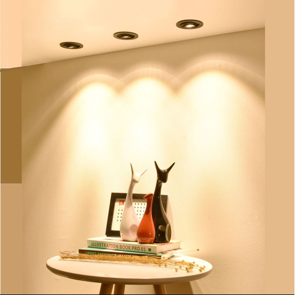 Oprawa Podtynkowa Videx Wpuszczana 1x GU10 Czarna