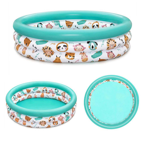 Basen dmuchany Brodzik dla dzieci 102x25cm Rybki BESTWAY + Łatka naprawcza