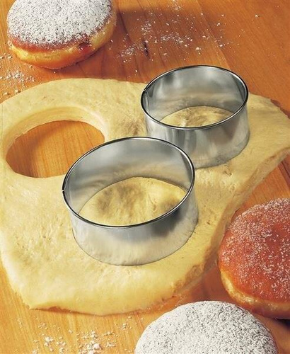 Wykrojniki do pączków + szczypce do odsączania Zenker