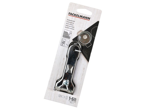 Skrobak + 5 ostrzy do czyszczenia płyt, szyb FACKELMANN 60140