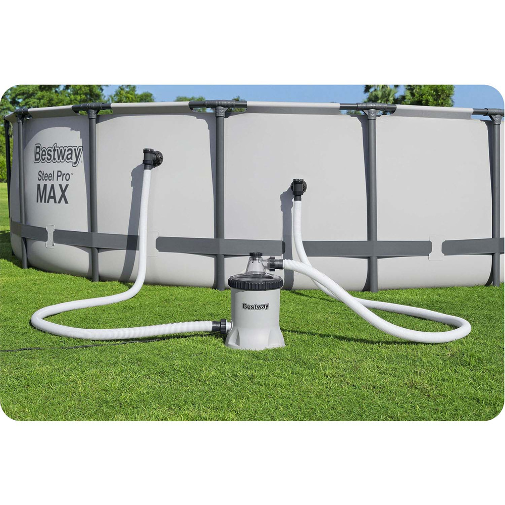 Bestway Pompa filtrująca do basenu 5678 l/h na kulki filtracyjne 58870