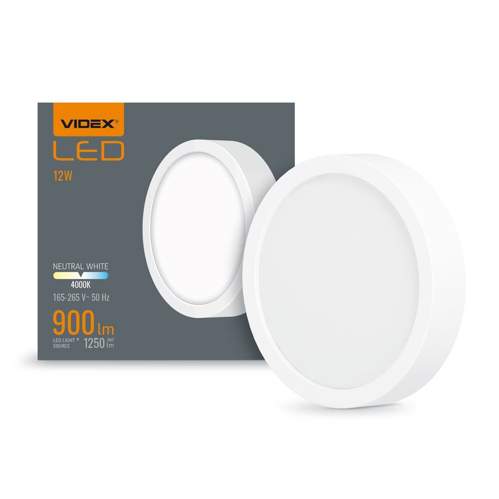Oprawa oświetleniowa LED typu downlight VIDEX-DOWNLIGHT-LED-DLRS-12W-NW