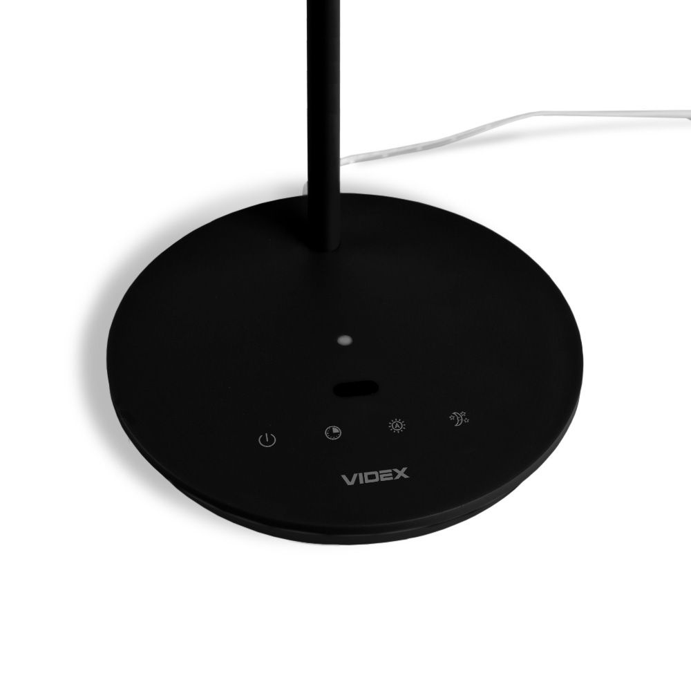 Lampa biurkowa LED ściemnialna VIDEX TF15B 20W 4100K czarna