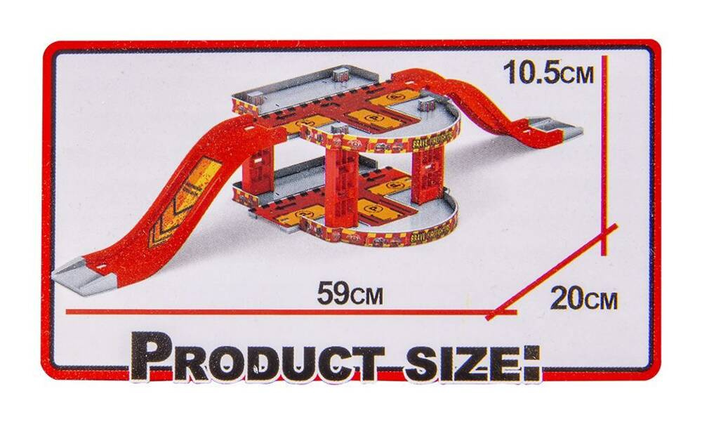 Parking straż pożarna w zestawie z 2 autkami