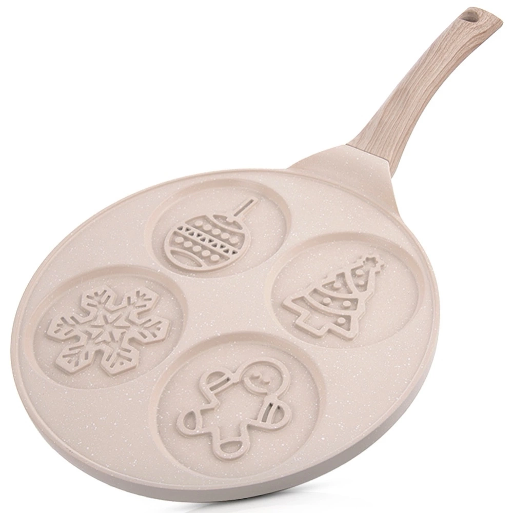 Patelnia do jajek granitowa 4 otwory 26 cm