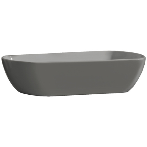 Szafka pod umywalkę + szara nablatowa umywalka ceramiczna Fackelmann