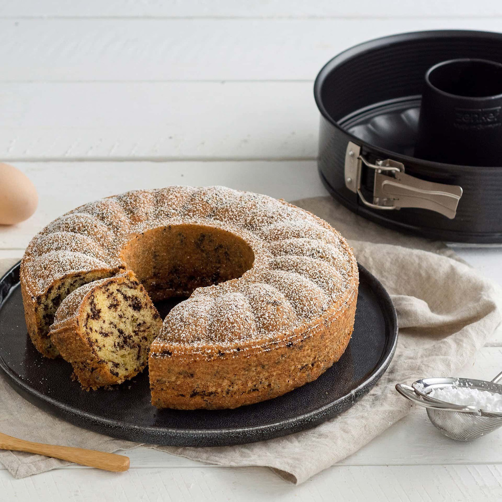 Forma do pieczenia z odpinanym dnem Black Metallic, Ø26 cm Zenker