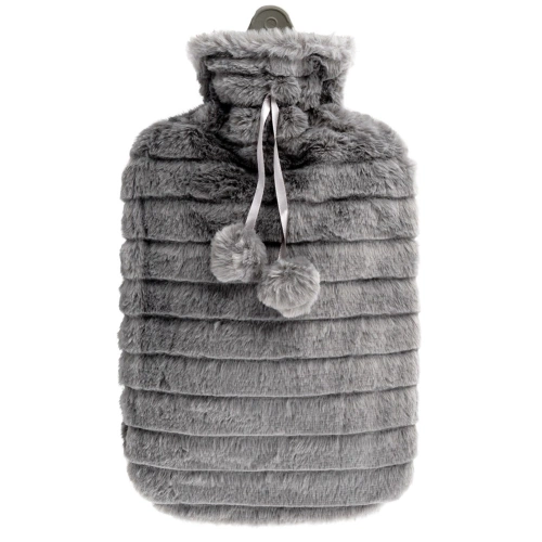 Termofor z pokrowcem szary 2 l