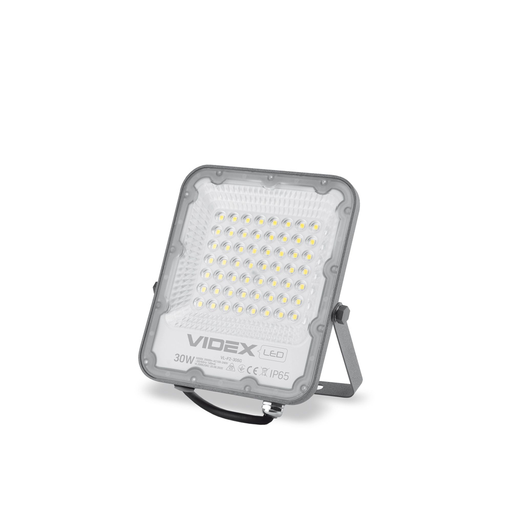 Naświetlacz Videx LED 30W 3900lm neutralna biel 5000K aluminium IP65 120°