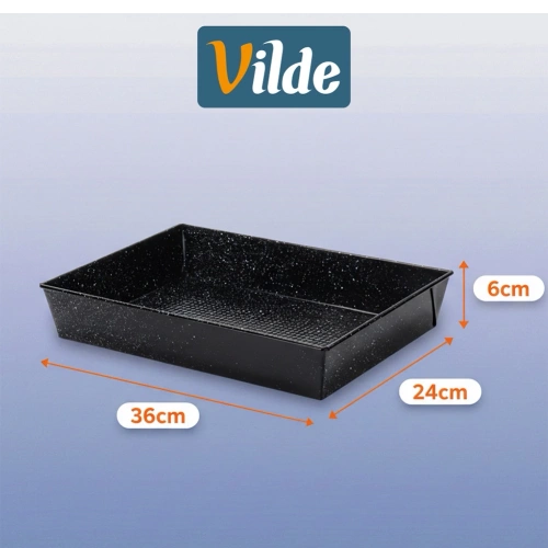 Forma do pieczenia granitowa 36x24x6 cm