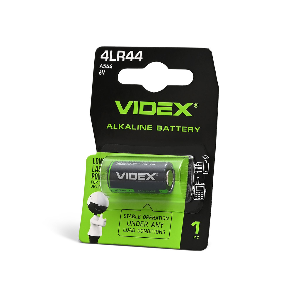 Bateria alkaliczna VIDEX 4LR44/A544 1 szt. BLISTER