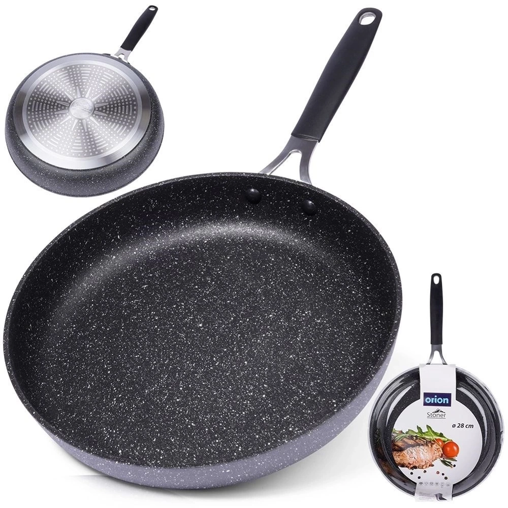 Patelnia granitowa nieprzywierająca STONER 28 cm
