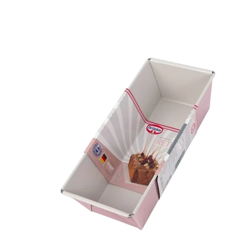 Keksówka ceramiczna różowa 25x11,5 cm RETRO Dr. Oetker