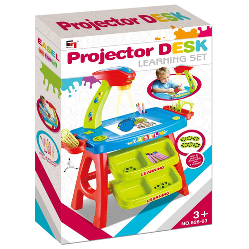 Stolik z projektorem do malowania rysowania akcesoria