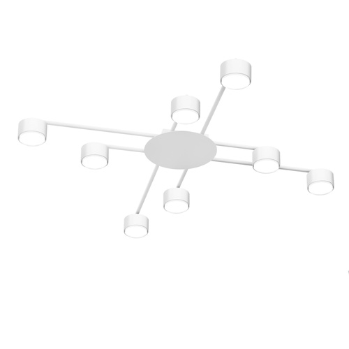 Lampa Sufitowa Videx Żyrandol 8x GX53 LED Biała Nowoczesna