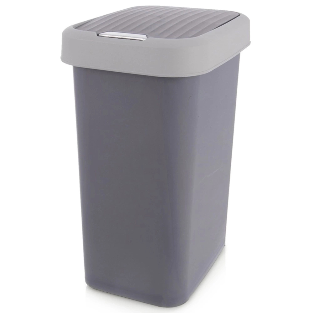 Kosz na śmieci plastikowy szary 25 l