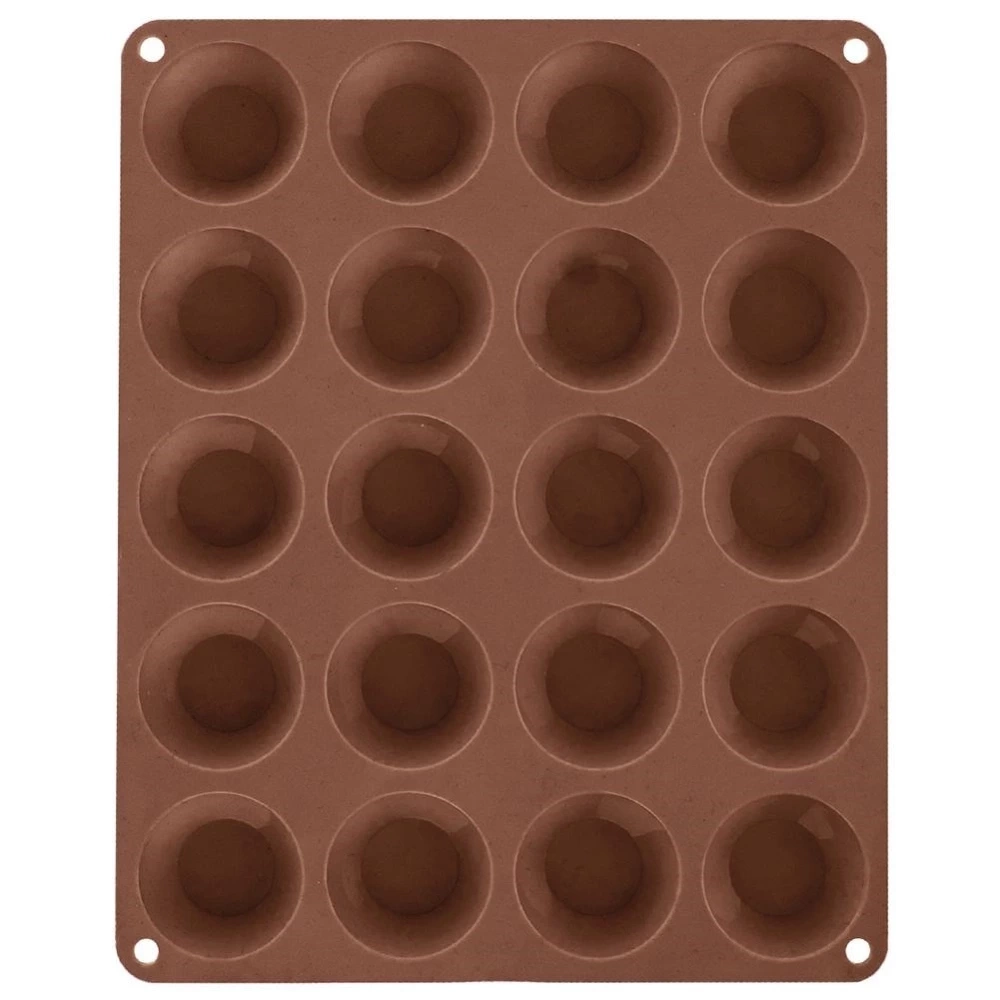 Forma do muffinek silikonowa pomarańczowa małe babeczki SILLINIE
