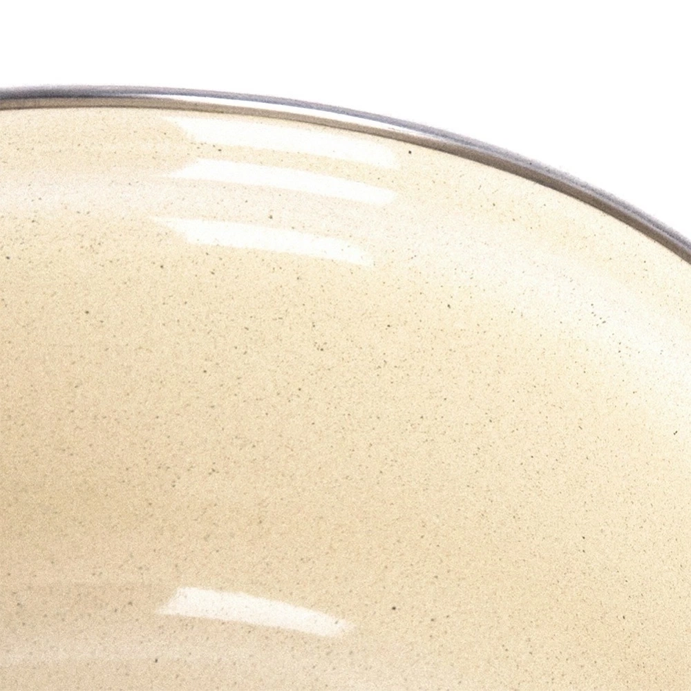 Rondel emaliowany BROWN 12 cm, 350 ml