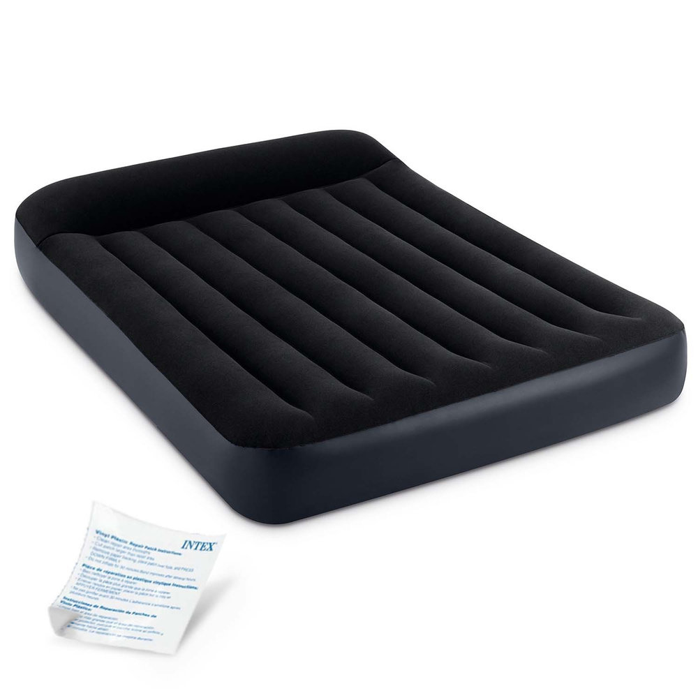 Materac dmuchany welurowy 137x191 cm Intex 64142