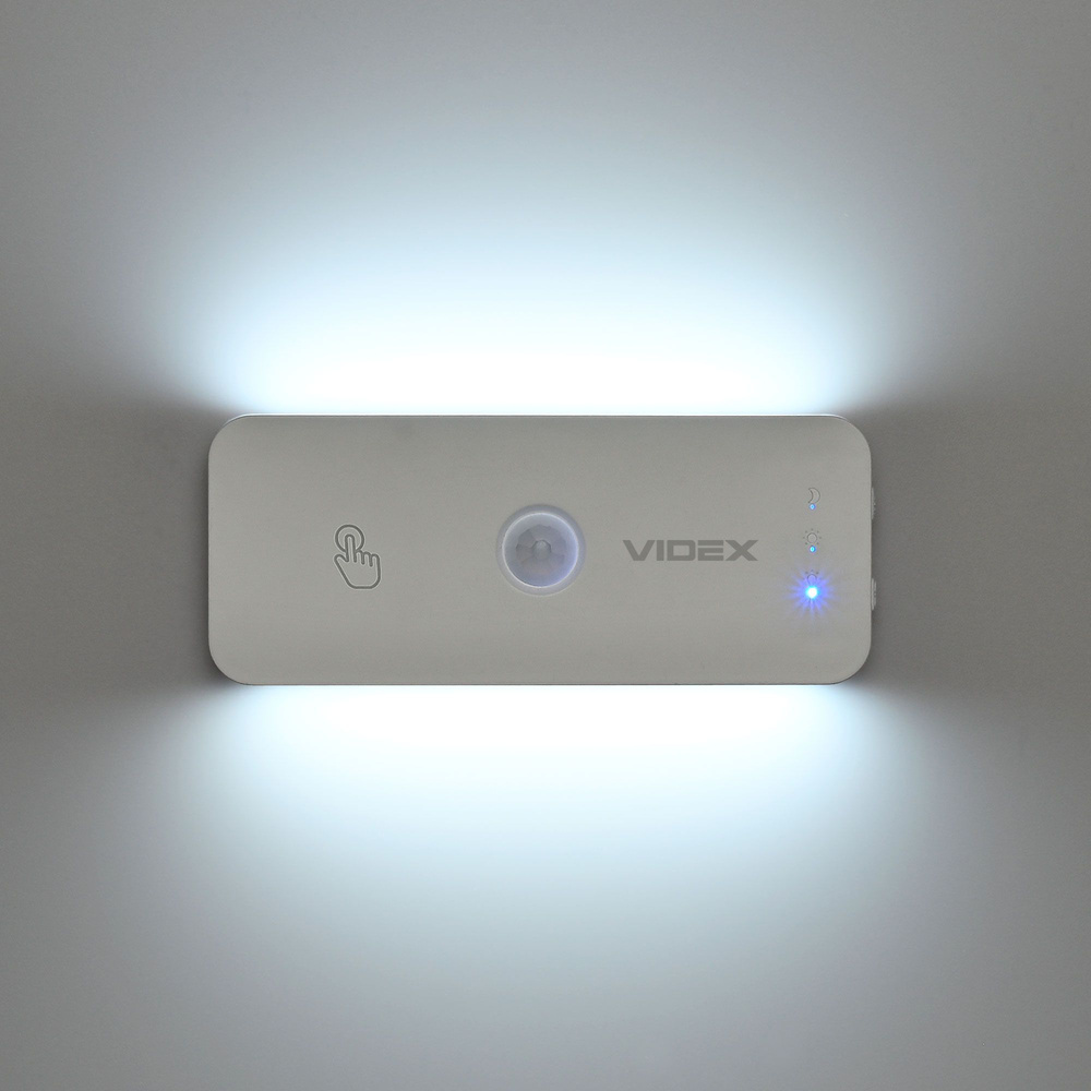 LAMPKA NOCNA LED Z AKUMULATOREM I CZUJNIKIEM RUCHU VIDEX VL-NL053W-S