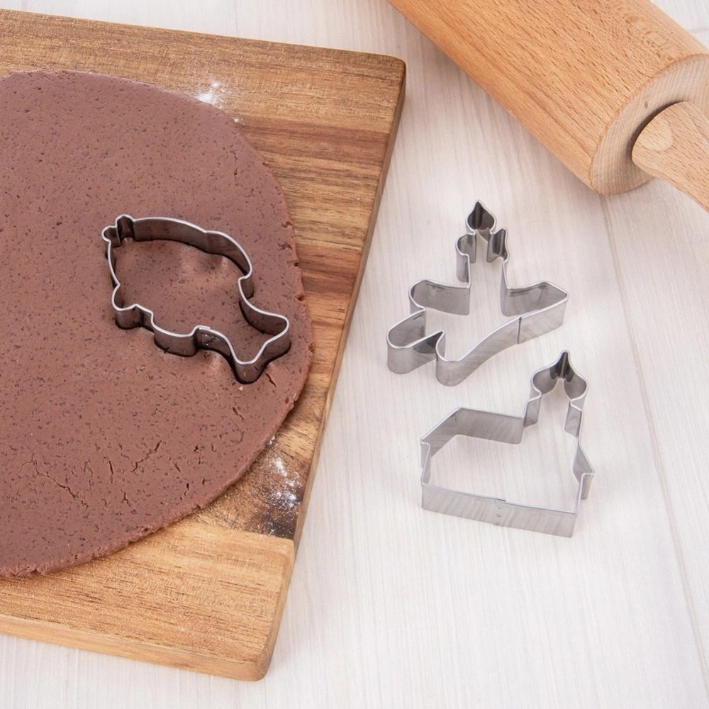 Wykrawacze do ciastek stalowe 3 szt.