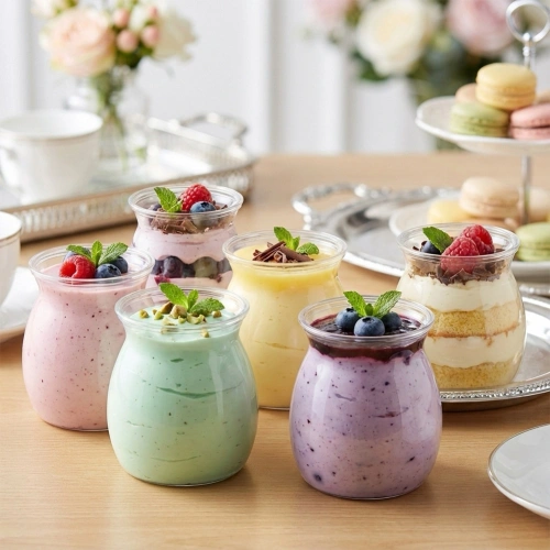 Pucharki na jogurt i desery 160 ml 6 szt.