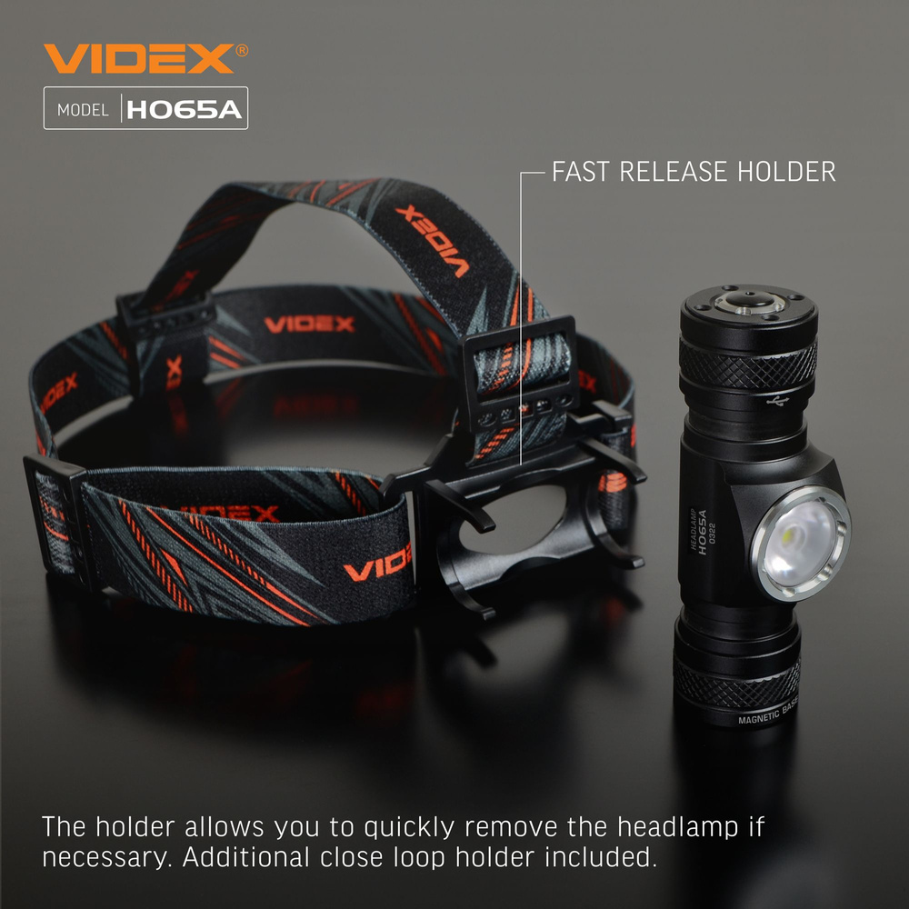 Czołówka LED VIDEX 1200Lm 5000K IP68