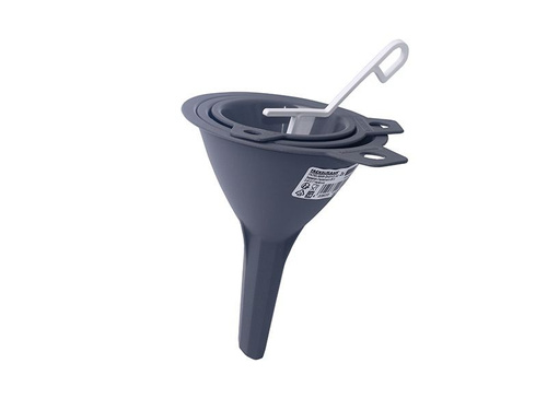 Zestaw lejków 3 szt.do butelek pojemników Fackelmann 42700