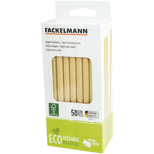Słomki do napojów i drinków  50 szt Fackelmann 54837