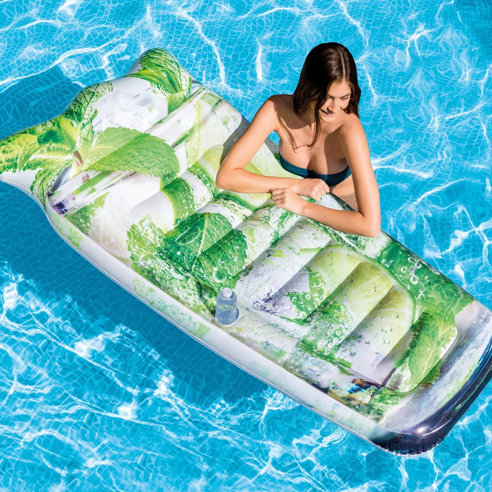 Materac dmuchany do pływania Mojito Drink 178x91 cm Intex 58778