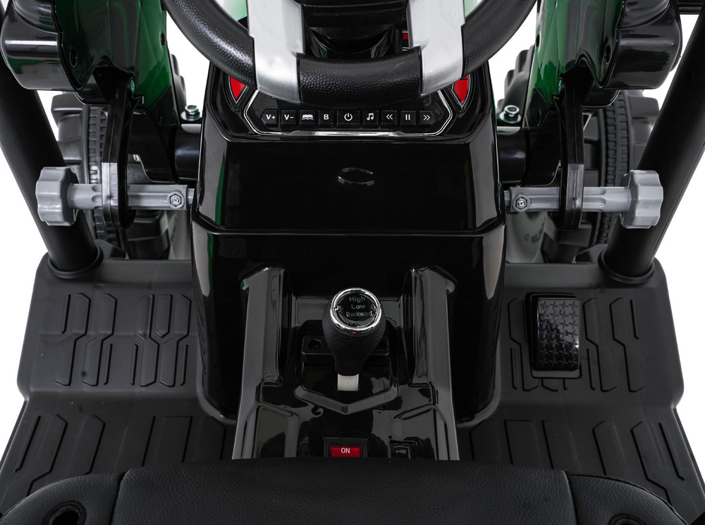 Pojazd MEGA Traktor D68 Z Przyczepką Zielony