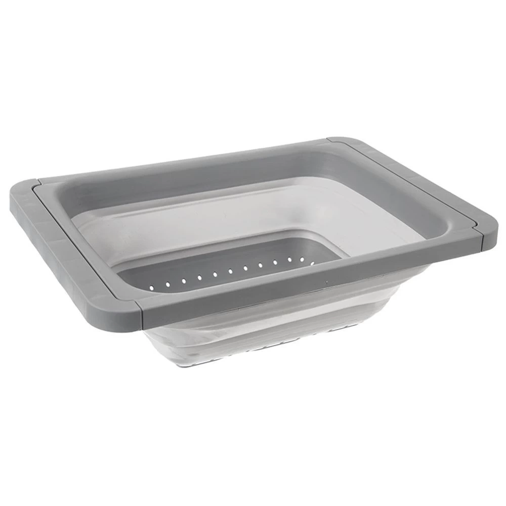 Cedzak kuchenny silikonowy składany KEMP 39x26,5 cm