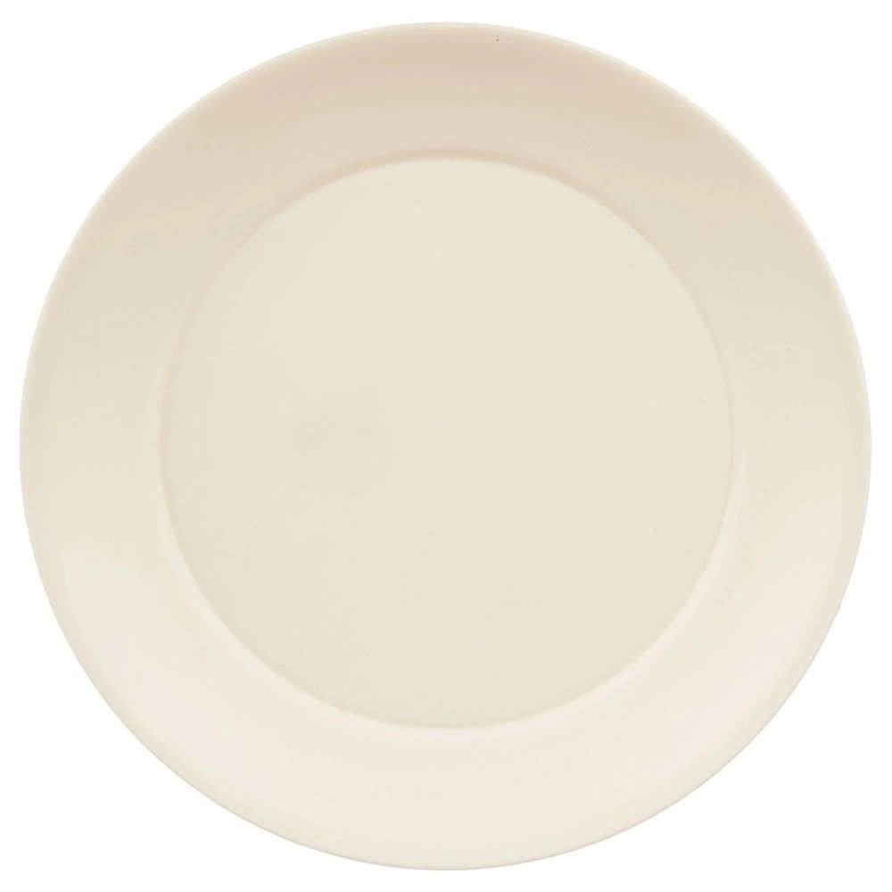Talerze obiadowe płytkie plastikowe kremowe SANDY 23,5 cm 6 szt.