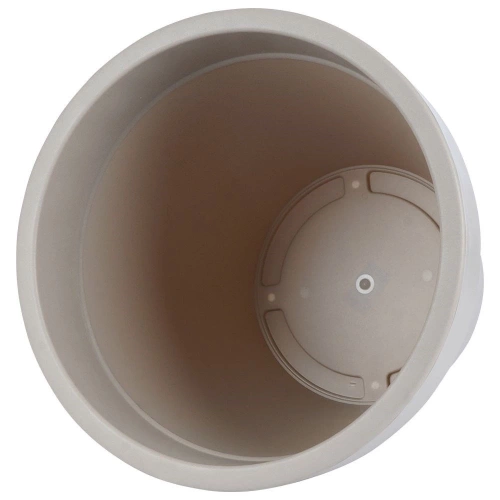 Doniczka ogrodowa plastikowa beżowa okrągła 39x35 cm