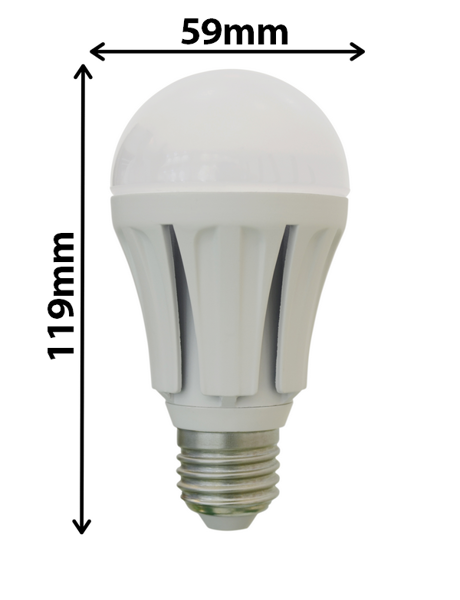 Żarówka LED E27 12W = 120W 1200lm 2700–3200K Ciepła Biel 180° LEDmaxx