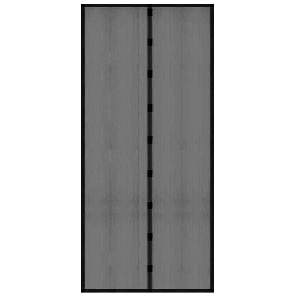 Moskitiera na drzwi czarna z magnesem 212x100 cm