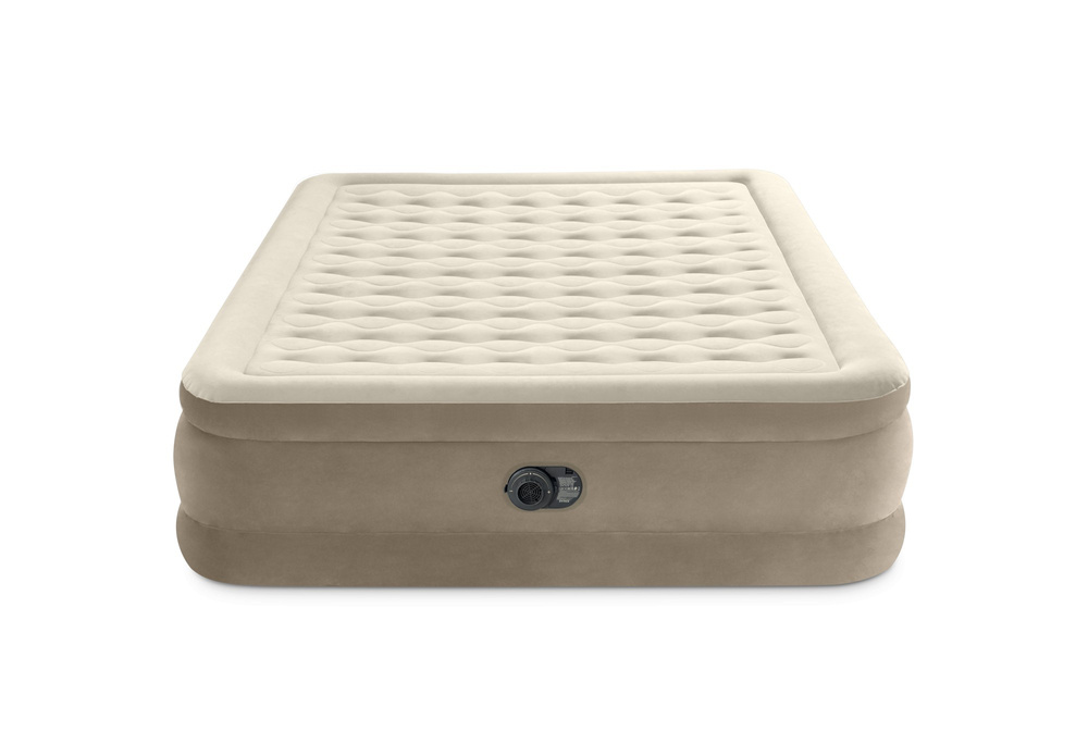 Dwuosobowy materac dmuchany 152x203x46 cm łóżko pompka 220V INTEX 64428 ND