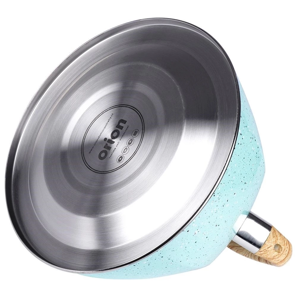 Czajnik z gwizdkiem emaliowany niebieski 3 l