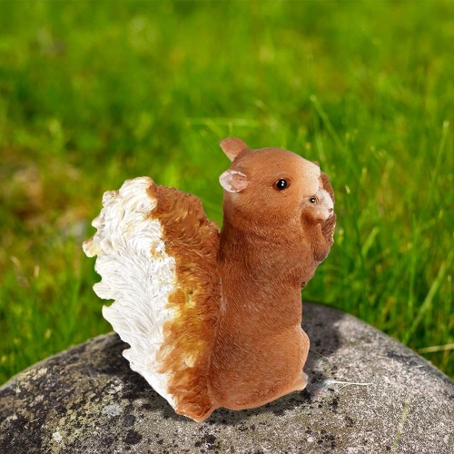 Figurka ogrodowa wiewiórka 15x8x15 cm