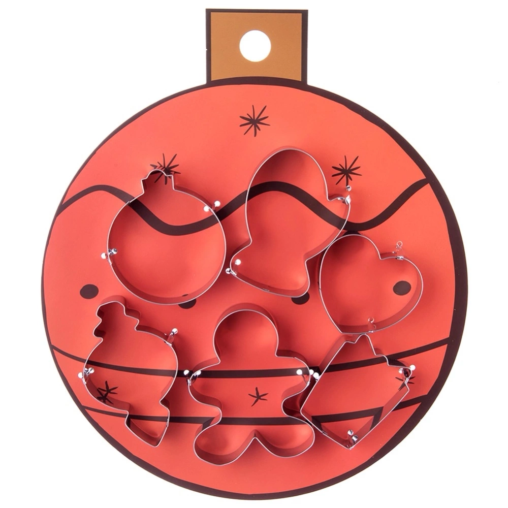 Wykrawacze do ciastek stalowe 6 szt.