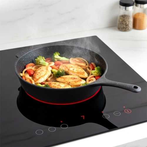 Patelnia granitowa głęboka GRANDE 28 cm, 3 l