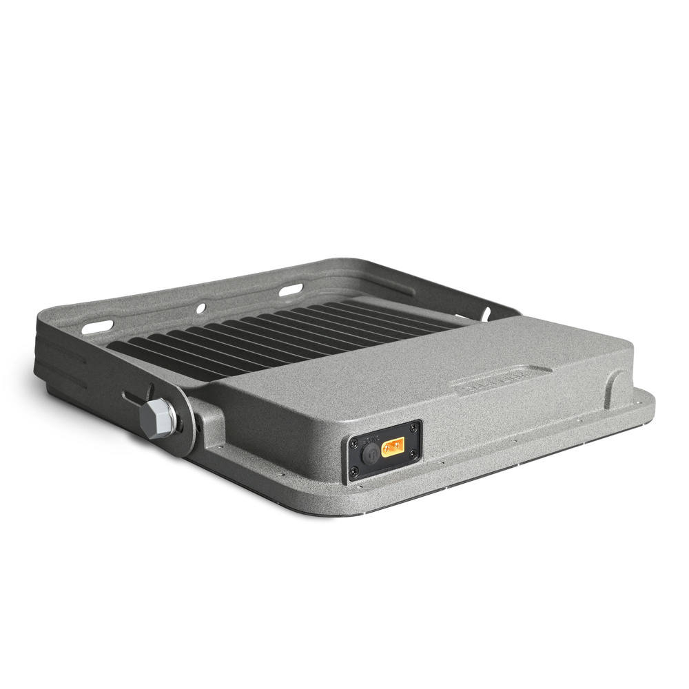 Lampa zewnętrzna Videx LED halogen 3740lm akumulator panel słoneczny