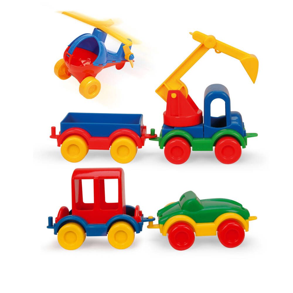 Kid Cars autka rózne model samolot straż pożarna cystern 60000 Wader